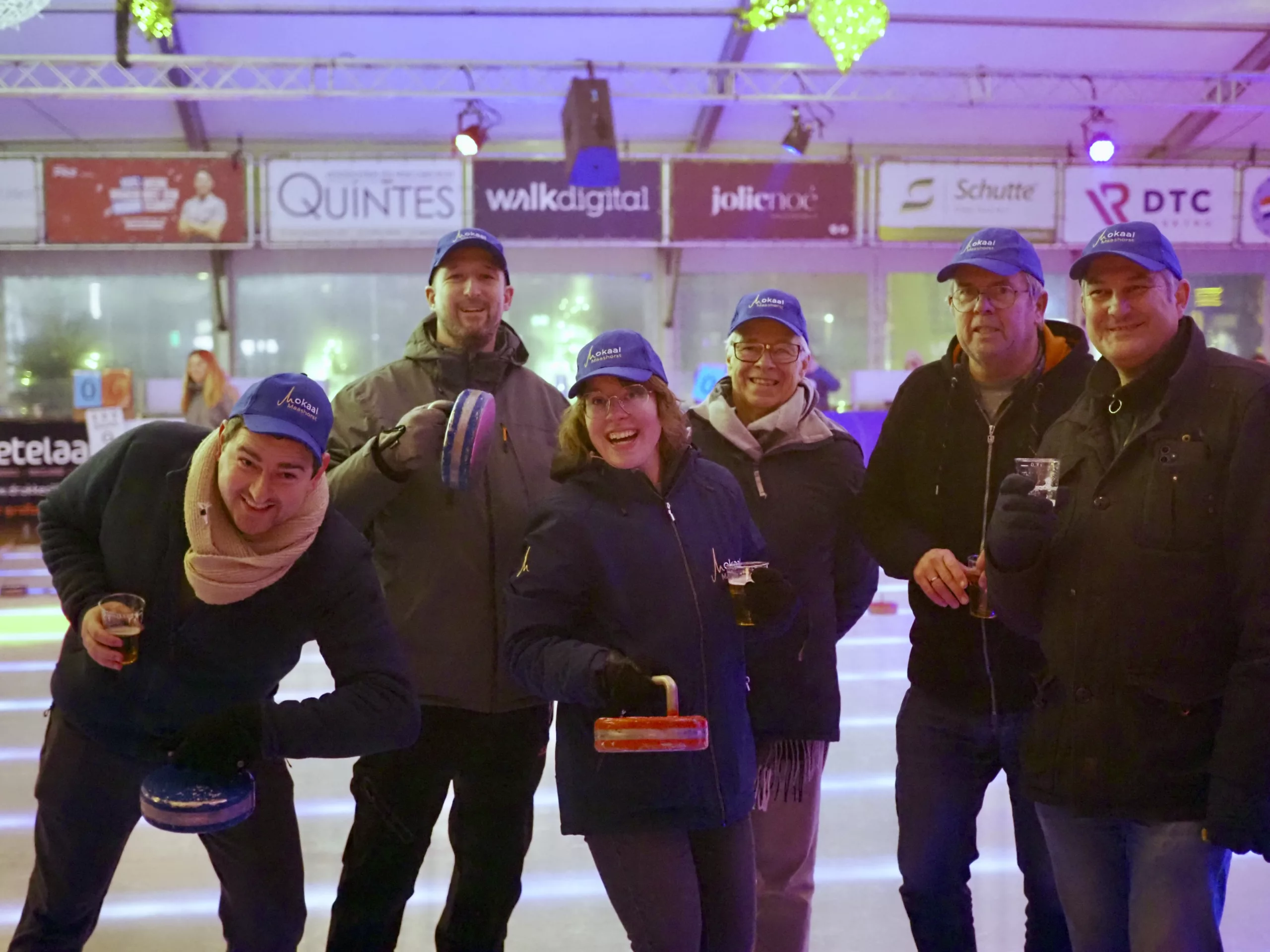 Team Lokaal Maashorst bij Uden on Ice curling